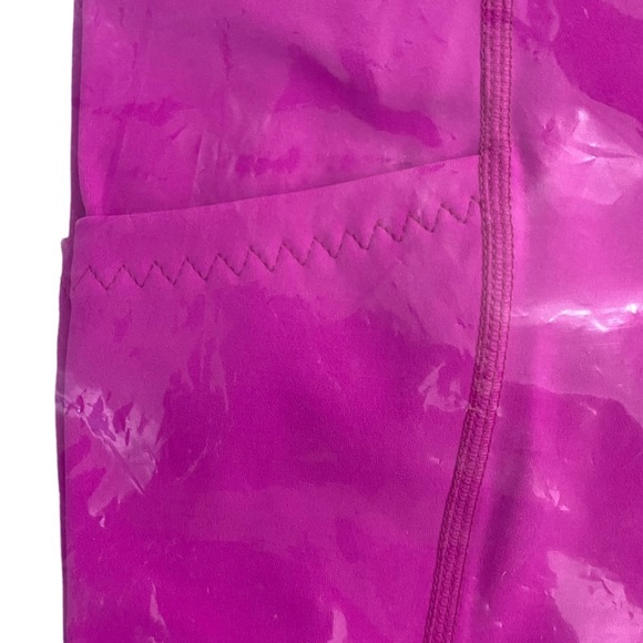 Free People Solid Wave Rider Athletic 7/8 Leggings Pink Magenta Barbiecore Small - Picture 3 of 9